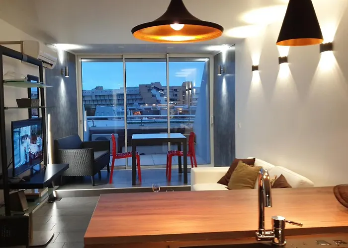 3cap D'agde Naturiste T2 Avec Garage Prive Appartement *