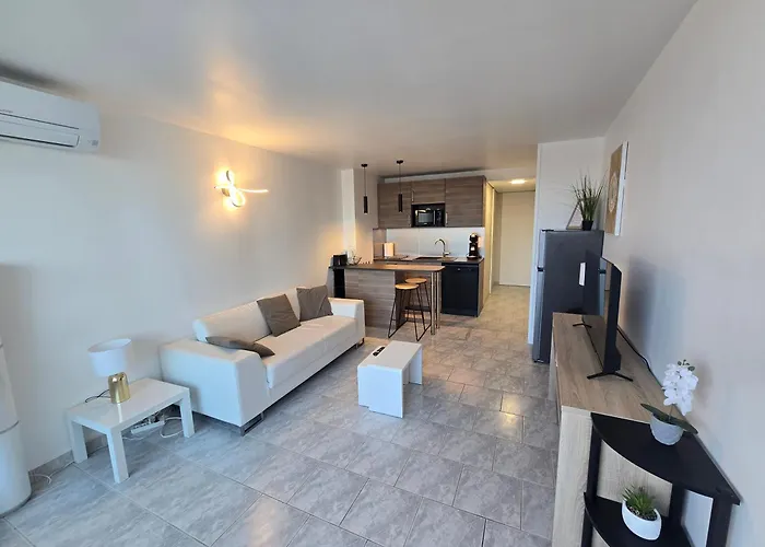 شقة 3cap D'agde Naturiste T2 Avec Garage Prive